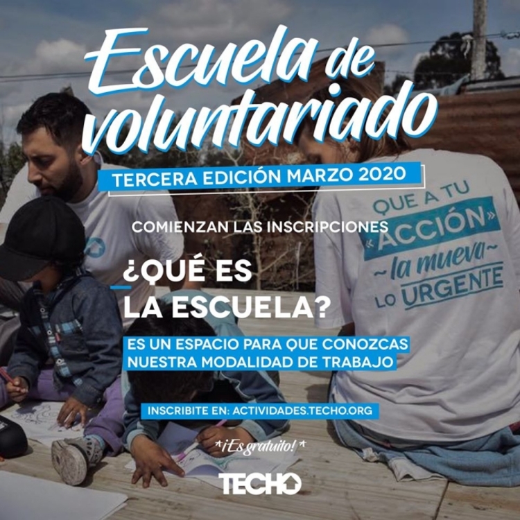 3º Edición de la Escuela de Voluntariado de TECHO La Plata